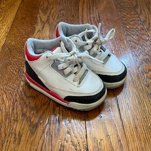 Jordan Pre-School 3 Retro Sneakers 4C White/Fire